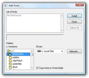 Vista Fonts